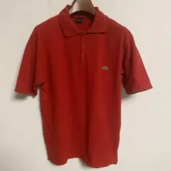 LACOSTE ラコステ 赤 ポロシャツ L