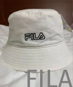【新品未使用】バケットハット(FILA）ホワイト