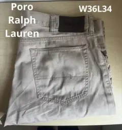 Polo Ralph Laurenベージュ パンツ W36L34