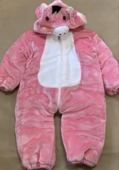 未使用　着ぐるみロンパース　ぶた　100 豚