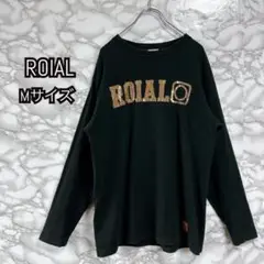 ROIAL ブラック Mサイズ 長袖カットソー ロイヤル スパンコール シャツ