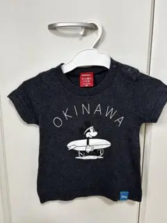 送料無料！HUB BOX Okinawa サーフィンミッキーTシャツ 90サイズ