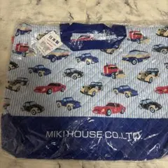 MIKI HOUSE 車柄 手提げ袋 B品