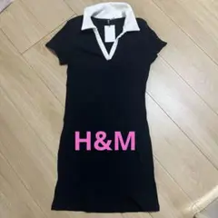 H&M 新品未使用　半袖　ミニワンピース　Mサイズ