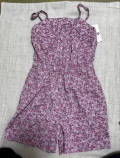 新品未使用タグ付き⭐︎花柄ストラップ付きオーバーオール⭐︎