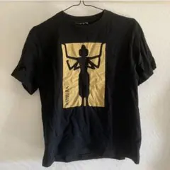興福寺 国宝館 阿修羅 シルエットTシャツ SかMサイズ 黒 ブラック