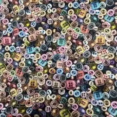 USAコットン　ロバートカフマン　110×30cm ボタン柄