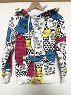 レア柄　STUSSYステューシー　フーディパーカー　ポップバブル　イエロー L STUSSY POP BUBBLE パーカー GiRLS ステューシー ポップバブル