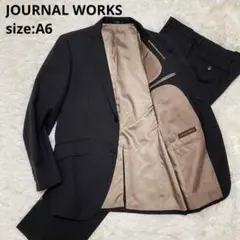 【美品】AOKI JOURNAL WORKS セットアップ ブラウン A6
