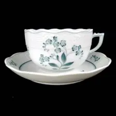 美品 ◆ ヘレンドフォーゲットミーノット 染付 カップu0026ソーサー ②