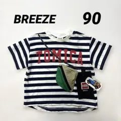 ブリーズ TOMICA×BREEZE サコッシュ付きTシャツ トミカ 90