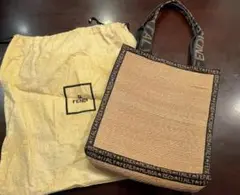 希少 ヴィンテージFENDI カゴバッグ