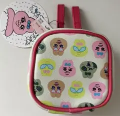 おぱんちゅうさぎ フェイス 総柄 アクセサリー ポーチ しまむら
