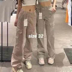 ZARA カーゴパンツ　タグ付き
