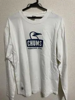 CHUMS ホワイト ロングスリーブ Tシャツ Lサイズ