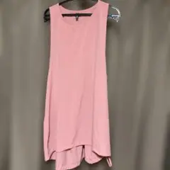DANSKINダンスキン　ヨガウェア　カバータンクトップ（ピンク）Mサイズ