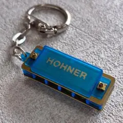 HOHNER ハーモニカキーホルダー 青【新品未使用】