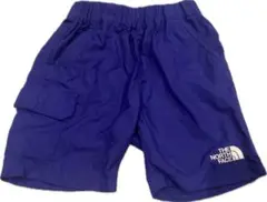 【美品】THE NORTH FACE ハーフパンツ 80 ブルー　紫