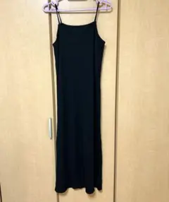 GU キャミワンピース 黒 レディース S
