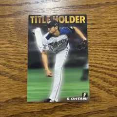 大谷翔平 TITLE HOLDER カード T-03
