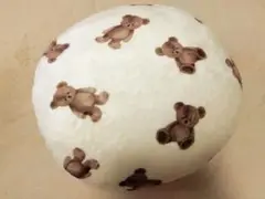 テディベア　ハンドウォーム　クッション　ブルーブルーエ　限定