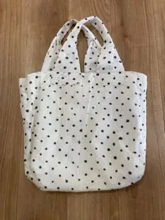 khadi and co ドット トートバッグ オーガンジー