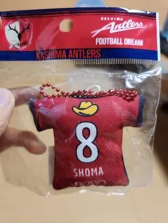 元鹿島アントラーズ　土居聖真　ユニフォームキーホルダー