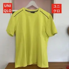☆彡UNIQLO ユニクロスポーツT シャツsize:L color:イエロー