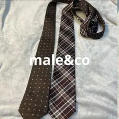 ネクタイ male&co ブランドネクタイセット ブランドネクタイ