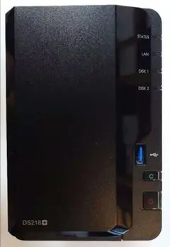 Synology - 動作確認済み・システム消去済み ＳＹＮＯＬＯＧＹ ネットワーク接続ストレージ DS218+ 2000GB(1000GB×2) LANケーブル Synology - 動作確認済み・システム消去済み SYNOLOGY