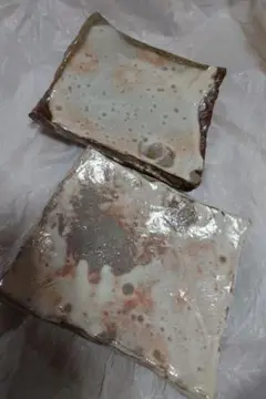 粉引　取り皿2枚セット