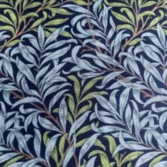 Morris　moda　ウィリアムモリス　ウィロウボー　ブルー系　生地　ハギレ