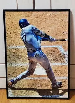 祝ドジャース大谷翔平 2024年MVP獲得！A3サイズポスターフレーム付き