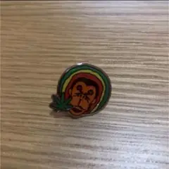 【ピンバッジ】レゲエ　猿　 ピンバッチ　キャラクター