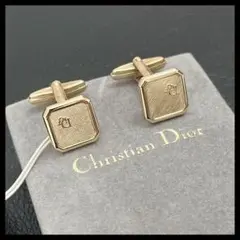 美品 クリスチャンディオール カフス ネクタイ トロッター ゴールド ロゴ
