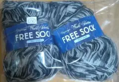 ユザワヤ FREE SOCK 使いかけ　2個セット