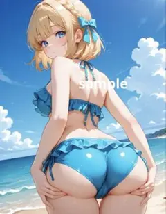 AIイラスト 美女 A4ポスター I63