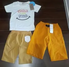 Tシャツとハーフパンツの3点セット