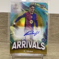 P. Victor FCバルセロナ オートグラフカード