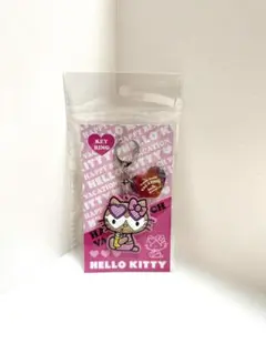新品　日焼けキティ　キーホルダー　ジュース　JUICE ハローキティ　ピンク