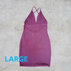 BOZZOLO ノースリーブミニワンピース L
