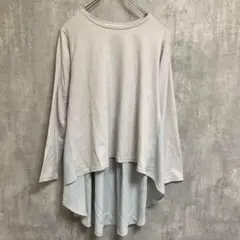 美品　ボヌール　長袖 切り替え トップス M カットソー　前後アシメ