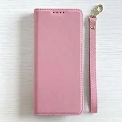 ❣️未使用品❣️Android One S9 ケース 手帳型 ピンク レザー