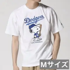 【別注】MLB公式 ドジャースPEANUTSスヌーピーコラボTシャツ Mサイズ