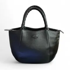 美品★IBIZA イビザ ハンドバッグ 黒 レザー 日本製 多収納
