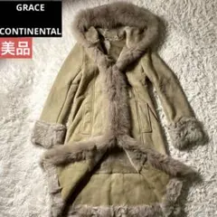 ☆至高☆ GRACE CONTINENTAL ムートンコート フォックスファー