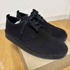 Clarksクラークス ブラック スエード カジュアルシューズ 26.5cm