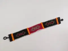 ケニア エスニック ビーズ ブレスレット ビーズ織り