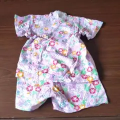朝顔柄☆甚平90cm☺