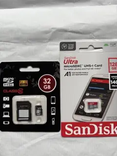 SanDisk microSD128GB 【読込速度140MB/s】（新品）他